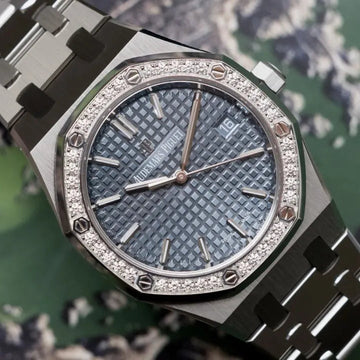 Classic AP Royal Oak Watch silver