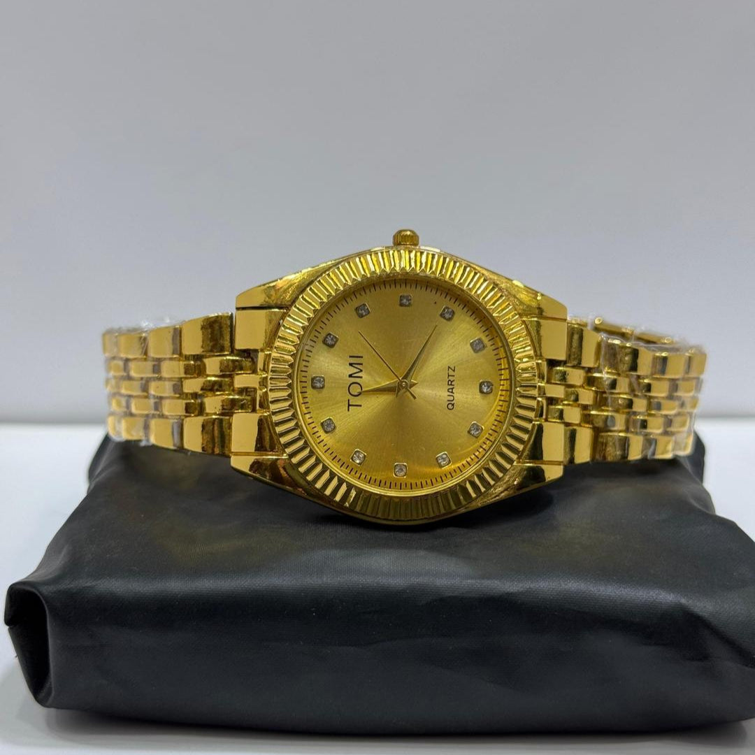 Men,s Golden Chain Watch